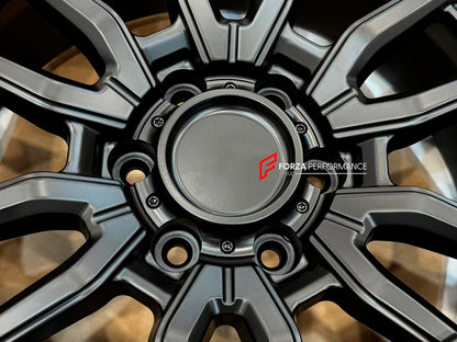 FORZA PERFORMANCE 20 INCH FORGED WHEELS RIMS for BYD LEOPARD 8 2025 custom fit BLACK ROCK RAMBLER