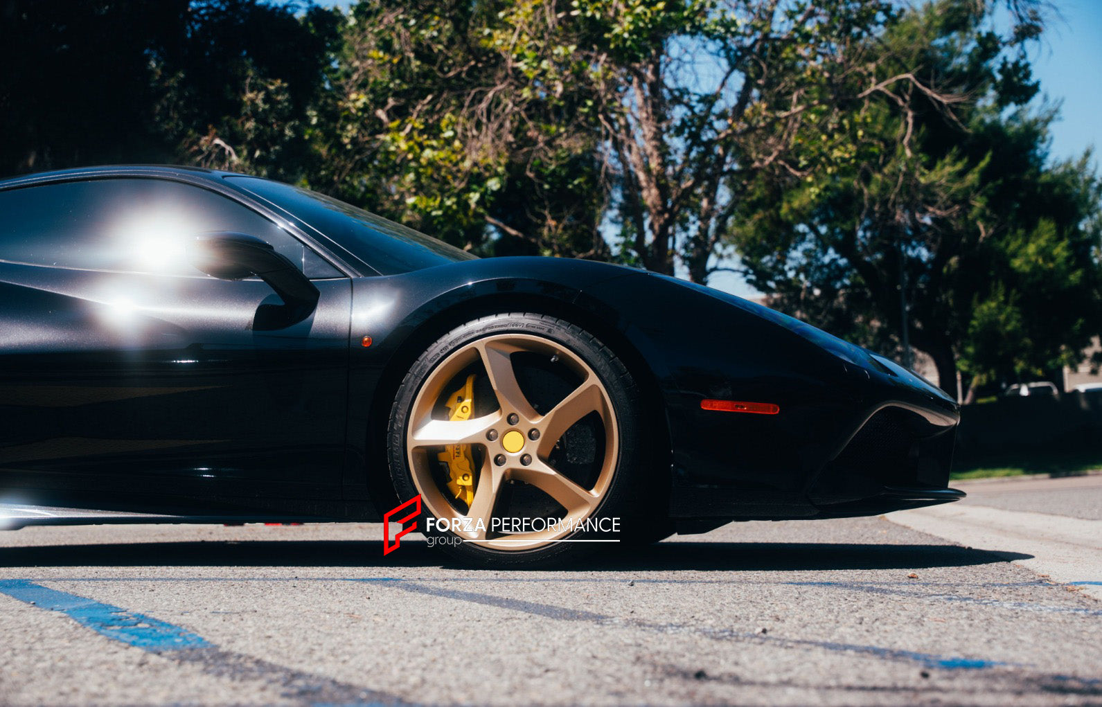 FORZA PERFORMANCE 20 INCH FORGED WHEELS RIMS for FERRARI 488 GTB 2016 custom fit OEM FERRARI SP3 DAYTONA WHEELS 171739252