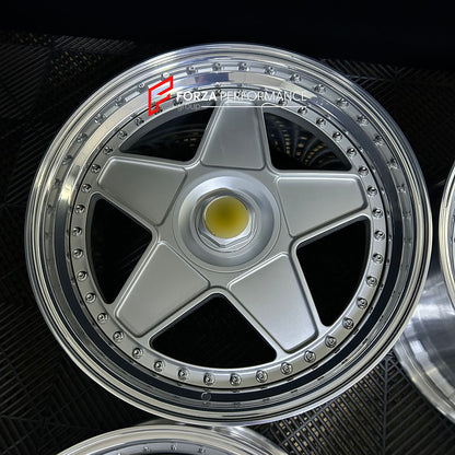 FORZA PERFORMANCE 20 INCH FORGED WHEELS RIMS for FERRARI F430 2008 custom fit OEM FERRARI F40 STYLE