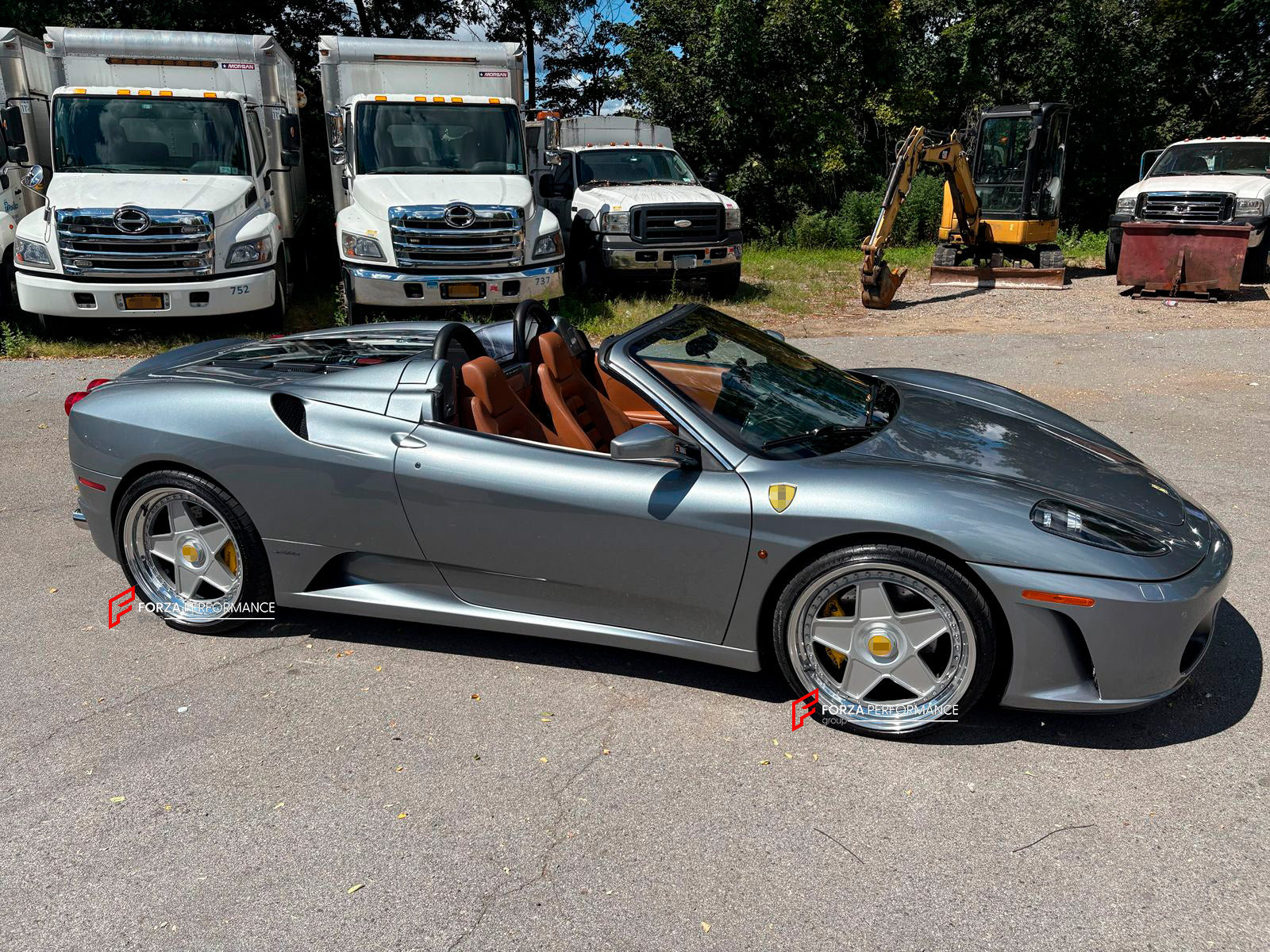 FORZA PERFORMANCE 20 INCH FORGED WHEELS RIMS for FERRARI F430 SPIDER 2008 custom fit OEM FERRARI F40 STYLE