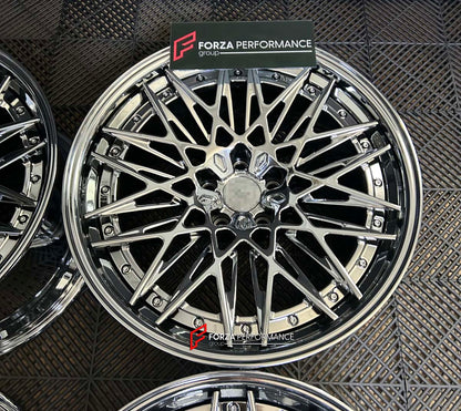 FORZA PERFORMANCE 20 INCH FORGED WHEELS RIMS for JAGUAR XKR X100 1997 custom fit ROTIFORM QLB