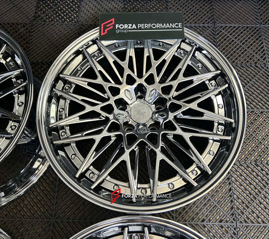 FORZA PERFORMANCE 20 INCH FORGED WHEELS RIMS for JAGUAR XKR X100 1997 custom fit ROTIFORM QLB