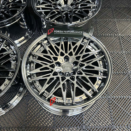 FORZA PERFORMANCE 20 INCH FORGED WHEELS RIMS for JAGUAR XKR X100 1997 custom fit ROTIFORM QLB