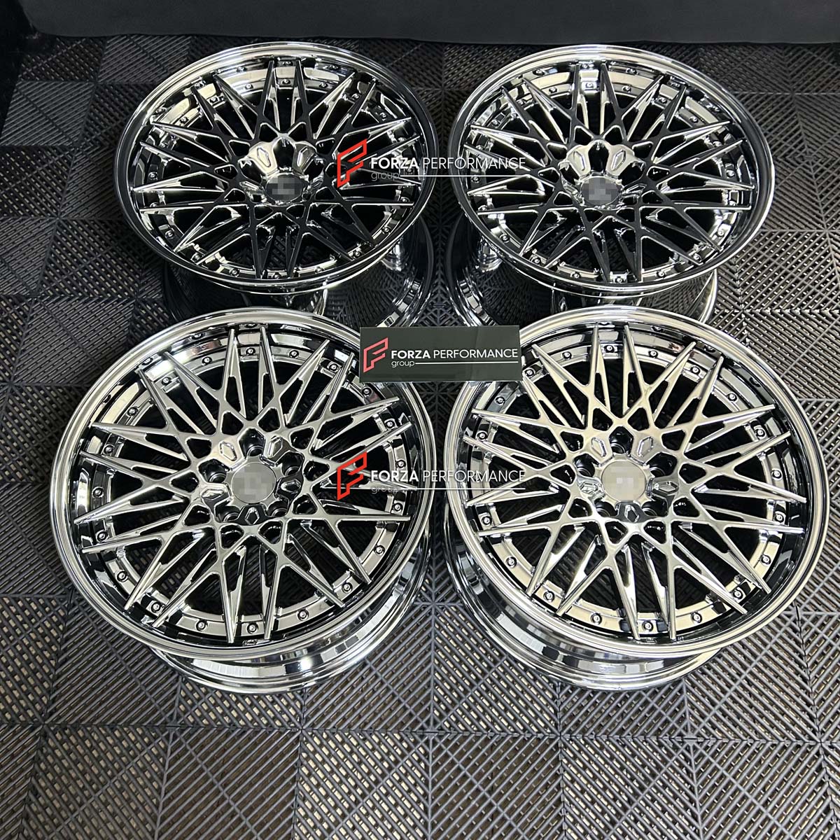 FORZA PERFORMANCE 20 INCH FORGED WHEELS RIMS for JAGUAR XKR X100 1997 custom fit ROTIFORM QLB