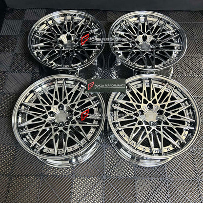 FORZA PERFORMANCE 20 INCH FORGED WHEELS RIMS for JAGUAR XKR X100 1997 custom fit ROTIFORM QLB