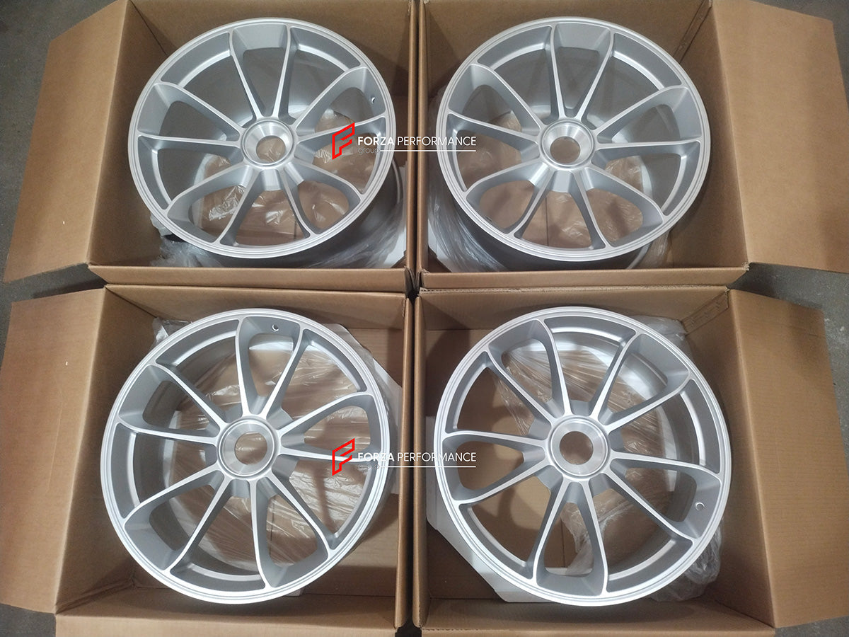 FORZA PERFORMANCE 20 INCH FORGED WHEELS RIMS for PORSCHE 718 982 GT4RS 2024 custom fit OEM 991 GT3 99136216282