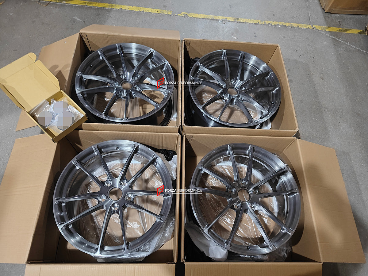 FORZA PERFORMANCE 20 INCH FORGED WHEELS RIMS for PORSCHE CAYMAN 981 2013 custom fit P104