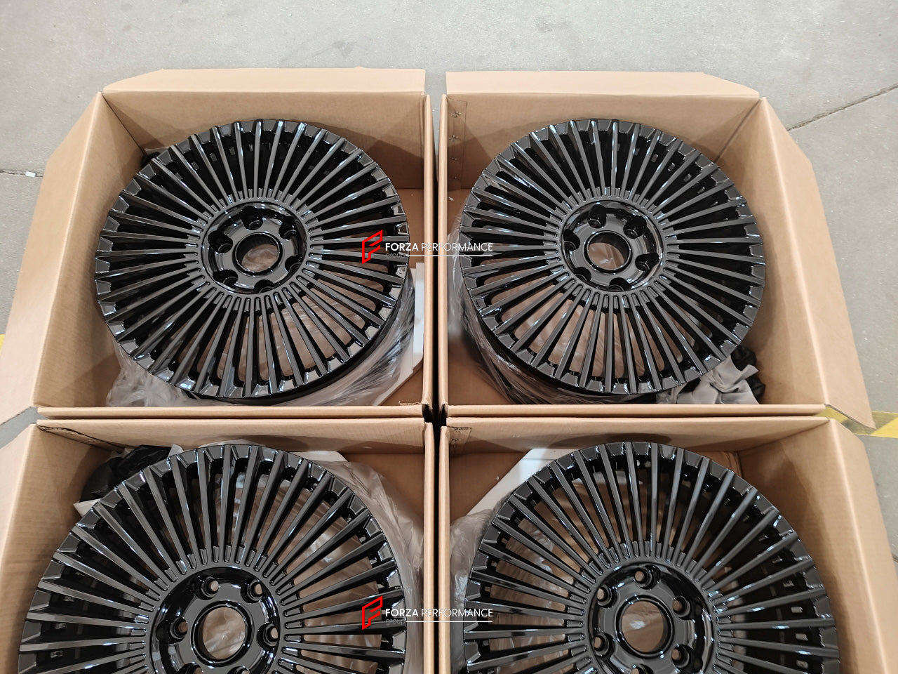 FORZA PERFORMANCE 20 INCH FORGED WHEELS RIMS for TESLA CYBERTRUCK 2024 custom fit FORGIATO TRIMESTRE-M STYLE