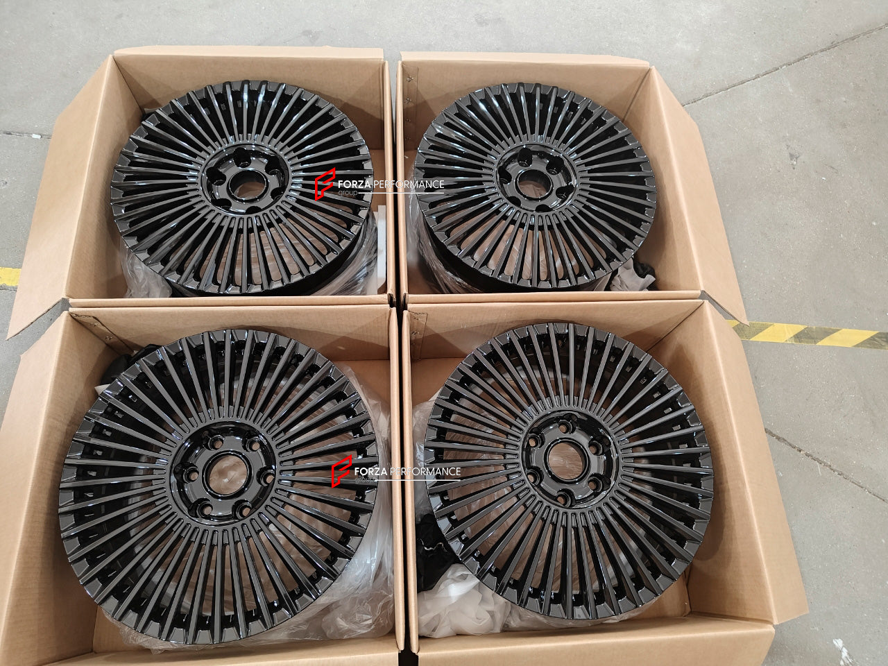 FORZA PERFORMANCE 20 INCH FORGED WHEELS RIMS for TESLA CYBERTRUCK 2024 custom fit FORGIATO TRIMESTRE-M STYLE