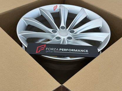FORZA PERFORMANCE 20 INCH FORGED WHEELS RIMS for TESLA MODEL S 2017 custom fit OEM TESLA X STYLE