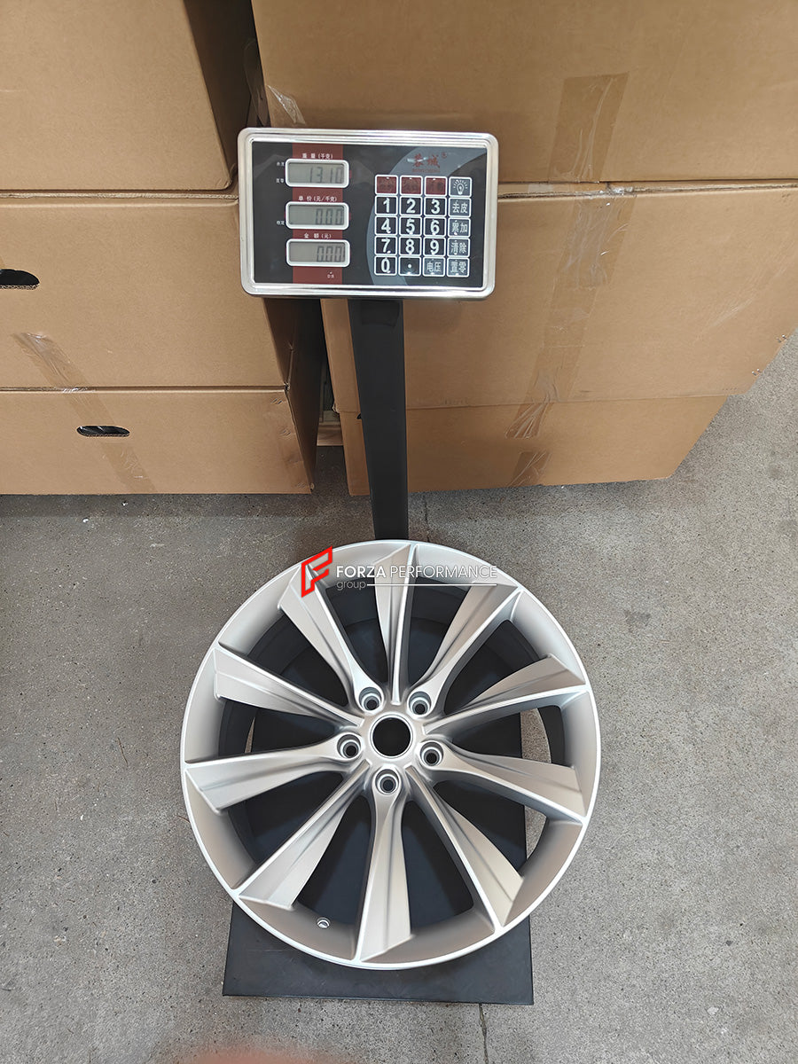 FORZA PERFORMANCE 20 INCH FORGED WHEELS RIMS for TESLA MODEL S 2017 custom fit OEM TESLA X STYLE