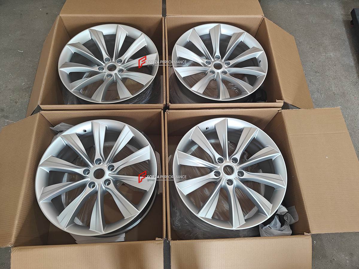 FORZA PERFORMANCE 20 INCH FORGED WHEELS RIMS for TESLA MODEL S 2017 custom fit OEM TESLA X STYLE