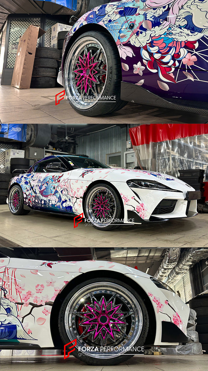 FORZA PERFORMANCE 20 INCH FORGED WHEELS RIMS for TOYOTA SUPRA A90 GR 2024 custom fit 6AD LOTUS