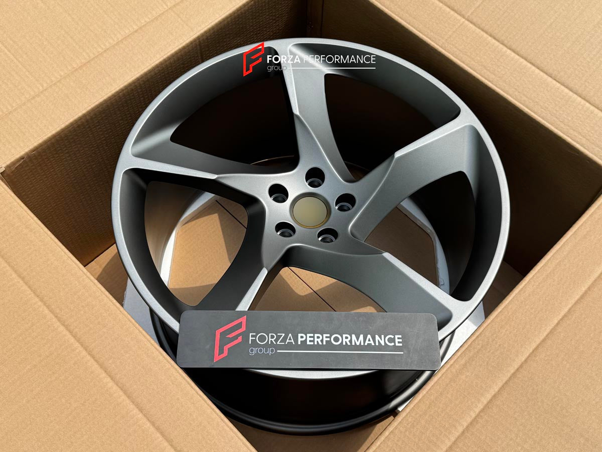 FORZA PERFORMANCE 21 22 INCH FORGED WHEELS RIMS for FERRARI F8 TRIBUTO 2022 custom fit OEM Ferrari Daytona SP3 style
