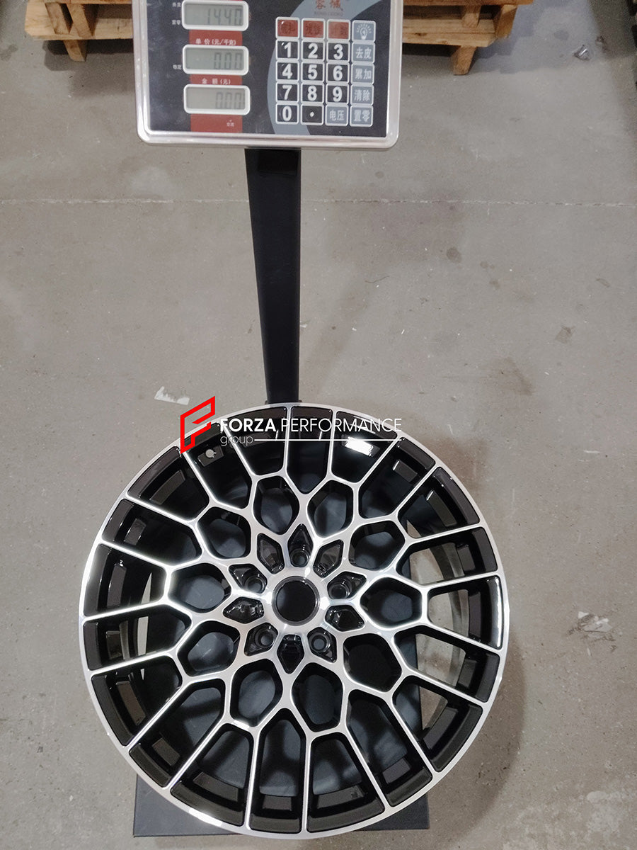 FORZA PERFORMANCE 21 INCH FORGED WHEELS RIMS for ASTON MARTIN DBS 2021 custom fit OEM DBS 770 STYLE PY73-1007-A PY73-9965G-A