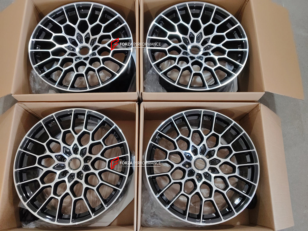 FORZA PERFORMANCE 21 INCH FORGED WHEELS RIMS for ASTON MARTIN DBS 2021 custom fit OEM DBS 770 STYLE PY73-1007-A PY73-9965G-A