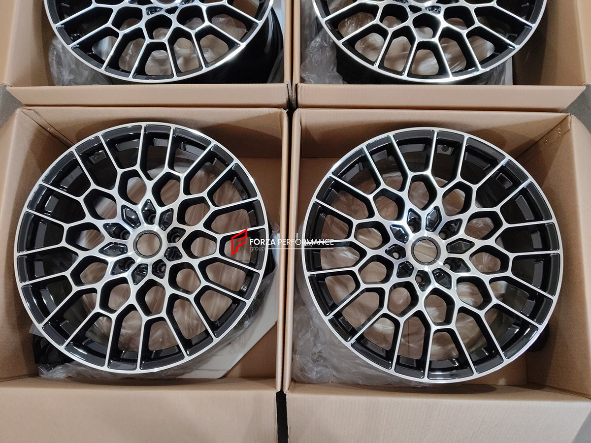 FORZA PERFORMANCE 21 INCH FORGED WHEELS RIMS for ASTON MARTIN DBS 2021 custom fit OEM DBS 770 STYLE PY73-1007-A PY73-9965G-A