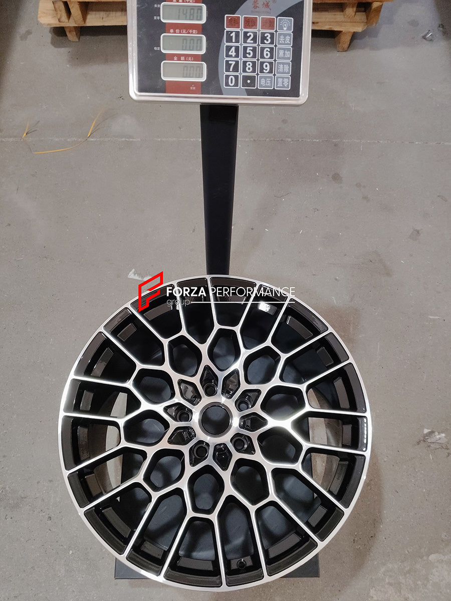 FORZA PERFORMANCE 21 INCH FORGED WHEELS RIMS for ASTON MARTIN DBS 2021 custom fit OEM DBS 770 STYLE PY73-1007-A PY73-9965G-A