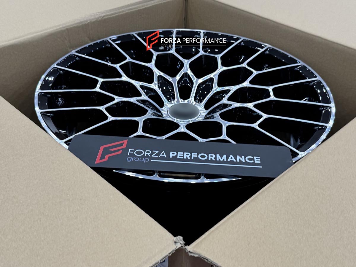 FORZA PERFORMANCE 21 INCH FORGED WHEELS RIMS for ASTON MARTIN DBS 2021 custom fit OEM DBS 770 STYLE PY73-1007-A PY73-9965G-A