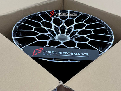 FORZA PERFORMANCE 21 INCH FORGED WHEELS RIMS for ASTON MARTIN DBS 2021 custom fit OEM DBS 770 STYLE PY73-1007-A PY73-9965G-A