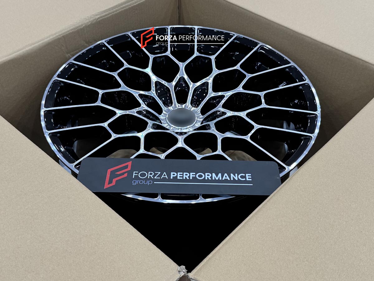 FORZA PERFORMANCE 21 INCH FORGED WHEELS RIMS for ASTON MARTIN DBS 2021 custom fit OEM DBS 770 STYLE PY73-1007-A PY73-9965G-A