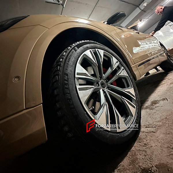 FORZA PERFORMANCE 21 INCH FORGED WHEELS RIMS for AUDI Q8 4M FACELIFT 2024 custom fit OEM AUDI Q8 WHEELS