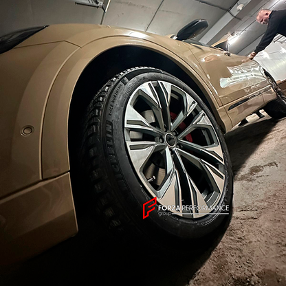 FORZA PERFORMANCE 21 INCH FORGED WHEELS RIMS for AUDI Q8 4M FACELIFT 2024 custom fit OEM AUDI Q8 WHEELS
