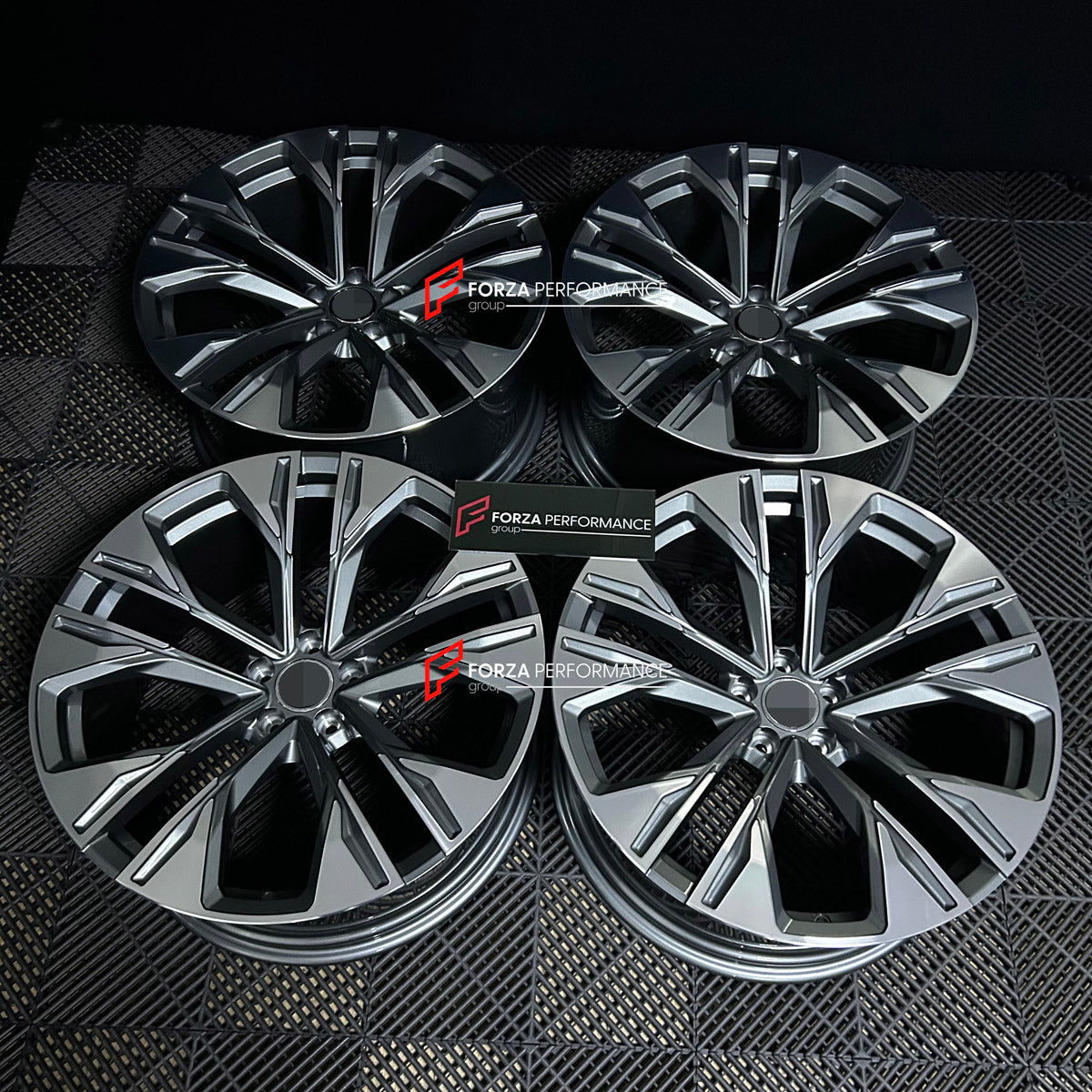 FORZA PERFORMANCE 21 INCH FORGED WHEELS RIMS for AUDI Q8 4M FACELIFT 2024 custom fit OEM AUDI Q8 WHEELS