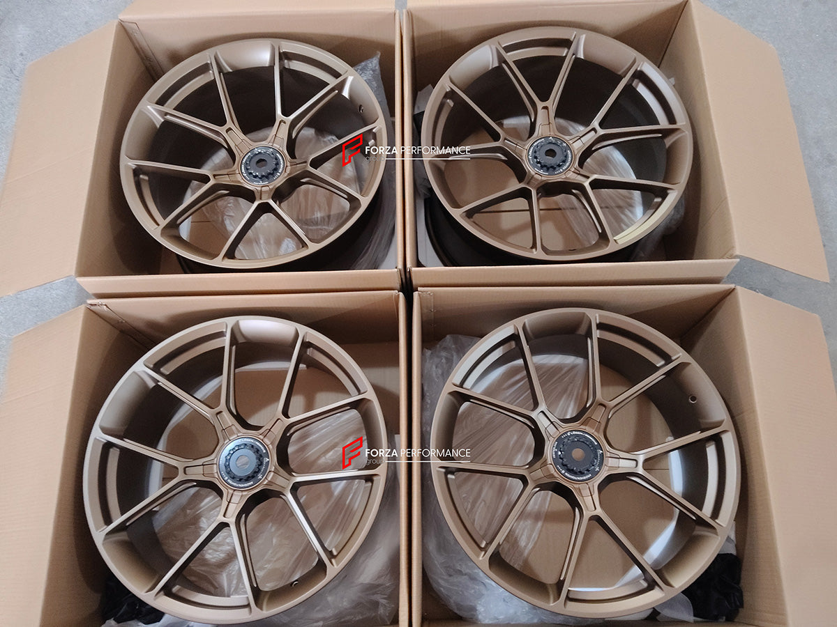 FORZA PERFORMANCE 21 INCH FORGED WHEELS RIMS for PORSCHE MACAN 95B 2019 custom fit OEM 911 992 GT3 WHEELS