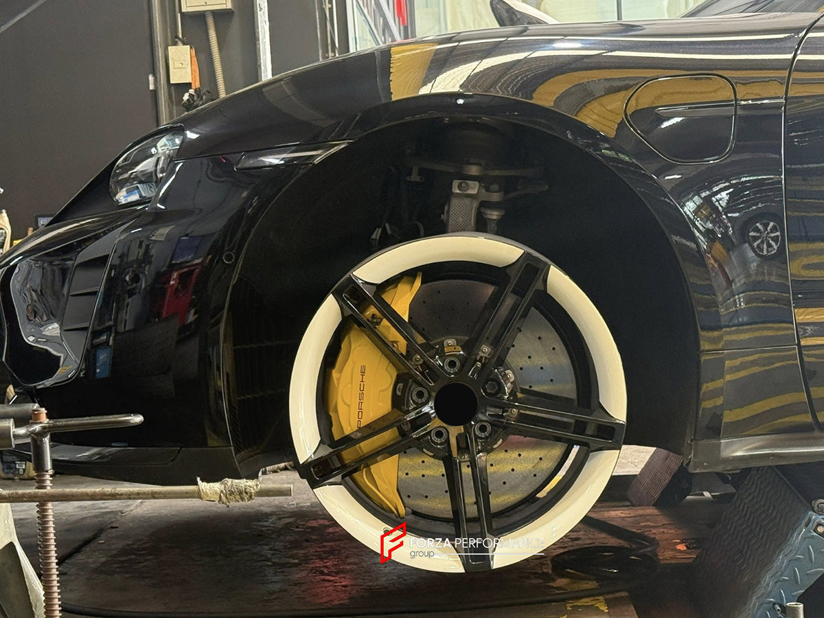 FORZA PERFORMANCE 21 INCH FORGED WHEELS RIMS for PORSCHE TAYCAN 2024 custom fit OEM 9J1601025AA 9J1601025AB