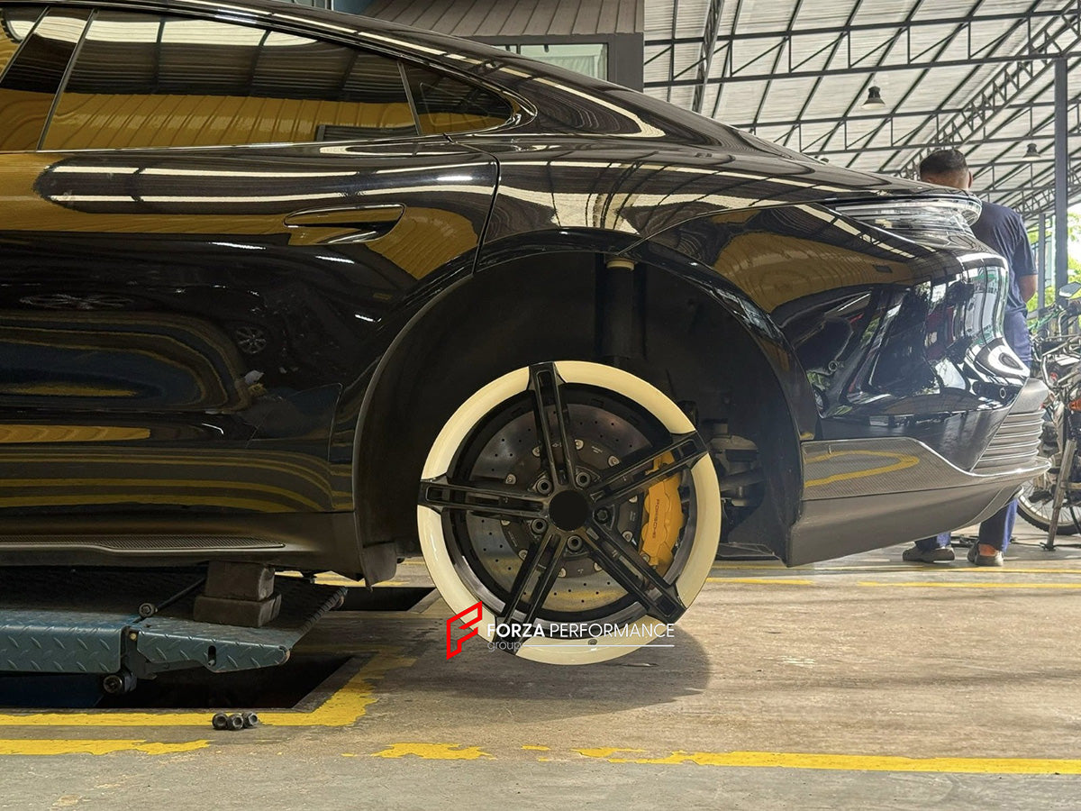 FORZA PERFORMANCE 21 INCH FORGED WHEELS RIMS for PORSCHE TAYCAN 2024 custom fit OEM 9J1601025AA 9J1601025AB