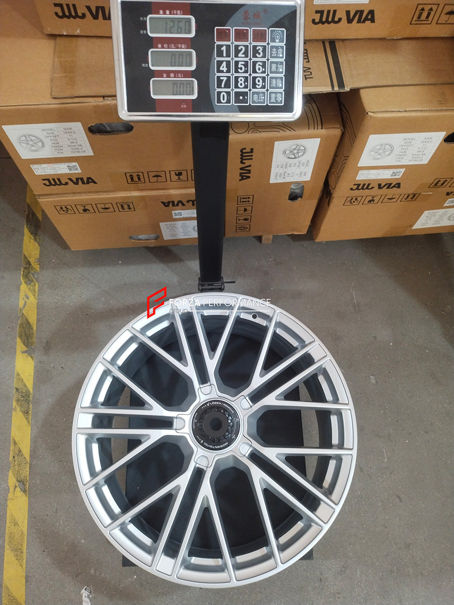 FORZA PERFORMANCE 21 INCH FORGED WHEELS RIMS for PORSCHE TAYCAN 4S 2024 custom fit OEM RS SPYDER 992601025AR 9Y3601025ALOC6 9Y3601025AMOC6