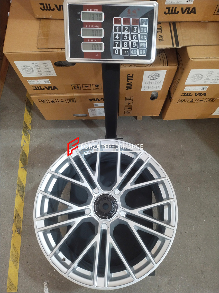 FORZA PERFORMANCE 21 INCH FORGED WHEELS RIMS for PORSCHE TAYCAN 4S 2024 custom fit OEM RS SPYDER 992601025AR 9Y3601025ALOC6 9Y3601025AMOC6