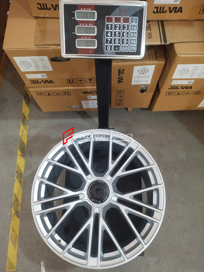 FORZA PERFORMANCE 21 INCH FORGED WHEELS RIMS for PORSCHE TAYCAN 4S 2024 custom fit OEM RS SPYDER 992601025AR 9Y3601025ALOC6 9Y3601025AMOC6