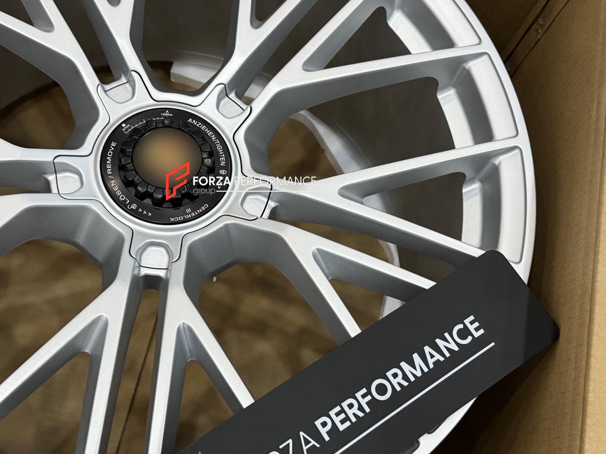 FORZA PERFORMANCE 21 INCH FORGED WHEELS RIMS for PORSCHE TAYCAN 4S 2024 custom fit OEM RS SPYDER 992601025AR 9Y3601025ALOC6 9Y3601025AMOC6
