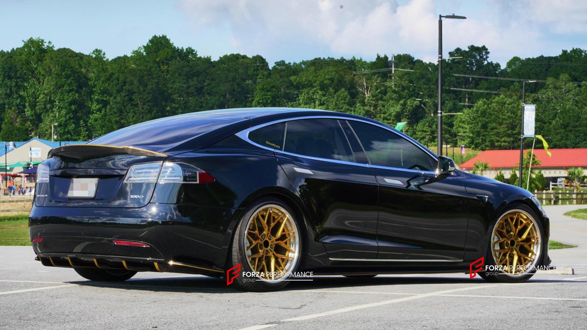 FORZA PERFORMANCE 21 INCH FORGED WHEELS RIMS for TESLA MODEL S 2017 custom fit AL13 R80