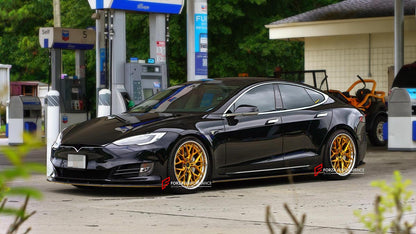 FORZA PERFORMANCE 21 INCH FORGED WHEELS RIMS for TESLA MODEL S 2017 custom fit AL13 R80