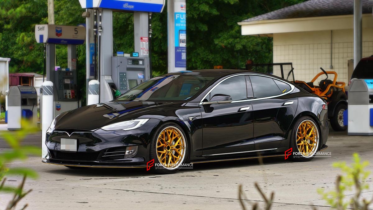 FORZA PERFORMANCE 21 INCH FORGED WHEELS RIMS for TESLA MODEL S 2017 custom fit AL13 R80