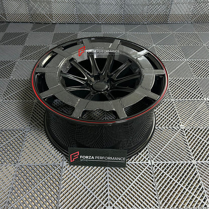 FORZA PERFORMANCE 22 INCH FORGED WHEELS RIMS for AUDI RS6 C8 2022 custom fit MONOBLOCK Z ROCKET CARBON