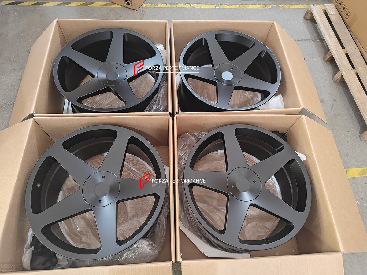 FORZA PERFORMANCE 22 INCH FORGED WHEELS RIMS for BMW M5 G99 TOURING 2025 custom fit Blaque Diamond BD15 WHEELS