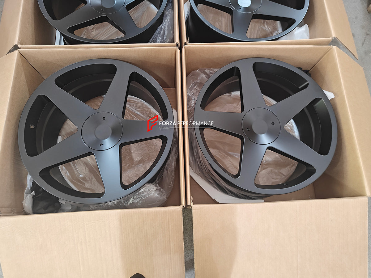 FORZA PERFORMANCE 22 INCH FORGED WHEELS RIMS for BMW M5 G99 TOURING 2025 custom fit Blaque Diamond BD15 WHEELS