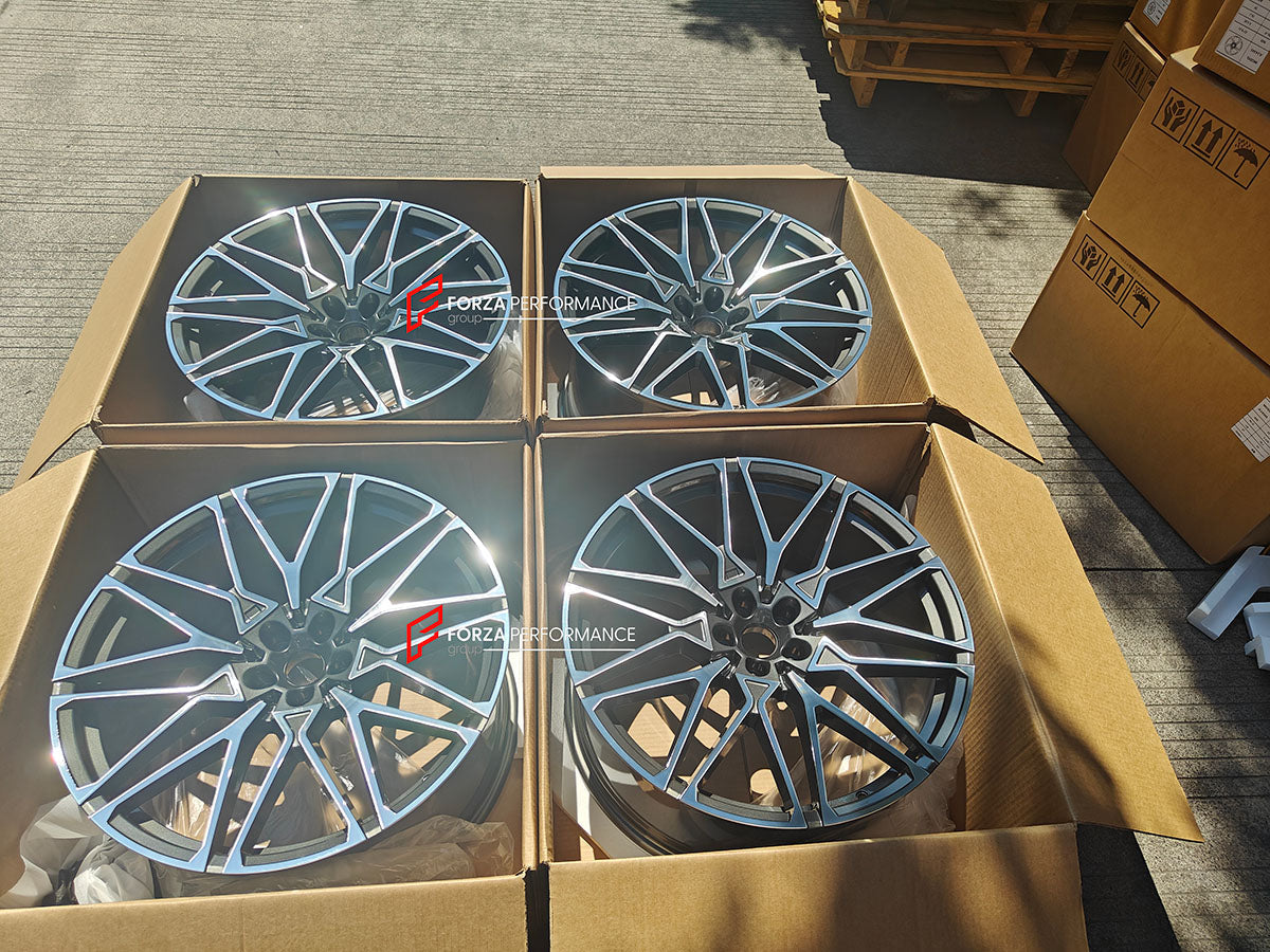 FORZA PERFORMANCE 22 INCH FORGED WHEELS RIMS for BMW X5 M50i G05 2019 custom fit OEM 818M STYLE