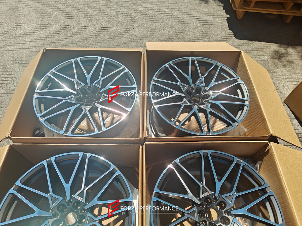 FORZA PERFORMANCE 22 INCH FORGED WHEELS RIMS for BMW X5 M50i G05 2019 custom fit OEM 818M STYLE