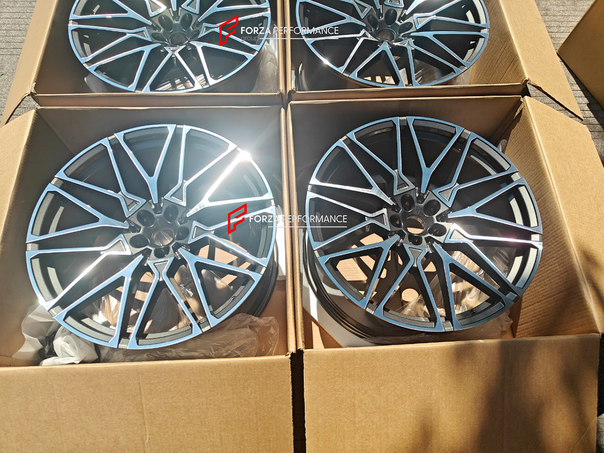 FORZA PERFORMANCE 22 INCH FORGED WHEELS RIMS for BMW X5 M50i G05 2019 custom fit OEM 818M STYLE
