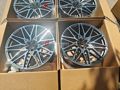 FORZA PERFORMANCE 22 INCH FORGED WHEELS RIMS for BMW X5 M50i G05 2019 custom fit OEM 818M STYLE
