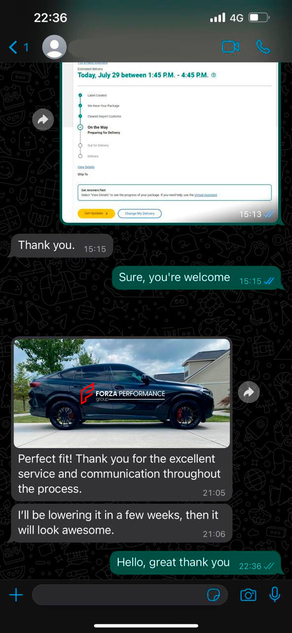 22 INCH FORGED WHEELS RIMS for BMW X6 G06 2019