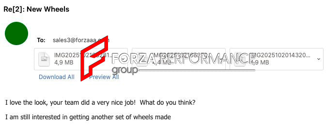 FORZA PERFORMANCE 22 INCH FORGED WHEELS RIMS for BMW X6M F96 2021 custom fit RFG23