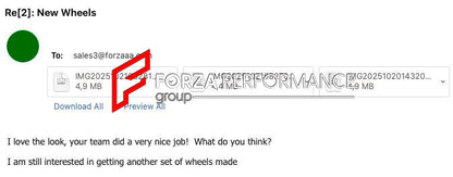 FORZA PERFORMANCE 22 INCH FORGED WHEELS RIMS for BMW X6M F96 2021 custom fit RFG23