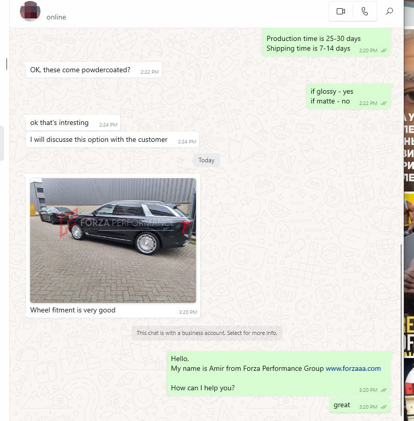 FORZA PERFORMANCE 22 INCH FORGED WHEELS RIMS for HONGQI E-HS9 2024 custom fit AG LUXURY AGL60