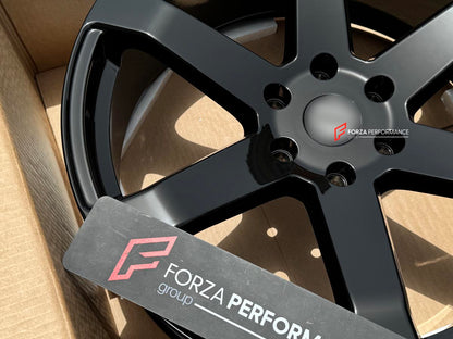 FORZA PERFORMANCE 22 INCH FORGED WHEELS RIMS for INFINITI QX80 Z62 2022 custom fit BLACK RHINO FARO